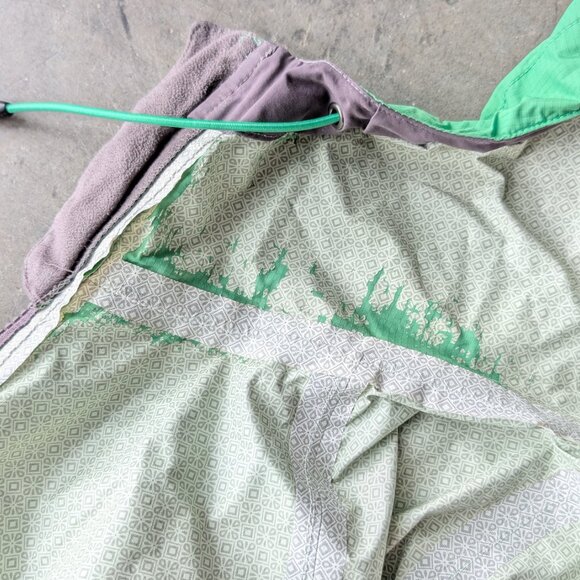 The North Face Women's Venture HyVent Hooded Rain Jacket Lime Green medium - Picture 8 of 9